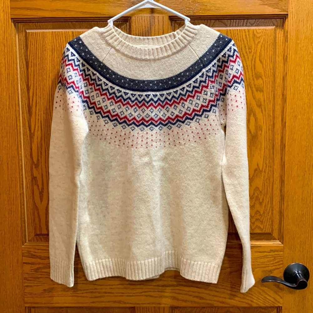Duluth trading Company, fair isle sweater